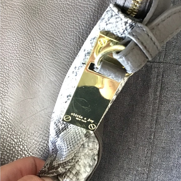 Olivia and joy gray tote bag - Picture 4 of 6